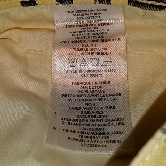 🆕 CURRENT/ELLIOTT | Zebra Print  Slimming Cropped Jeans Size 27 - Picture 9 of 9